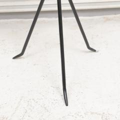 Pair of Vintage French Brass and Metal Tripod Tables - 3714220