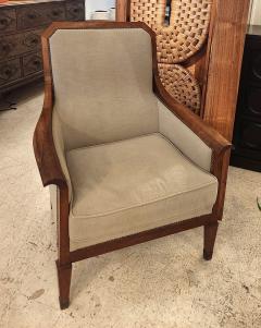 Pair of Vintage French Macassar Ebony Armchairs - 4320896