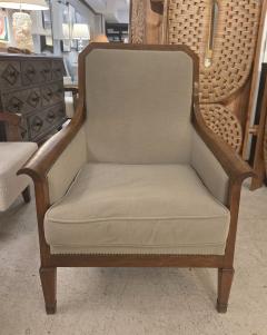 Pair of Vintage French Macassar Ebony Armchairs - 4320901