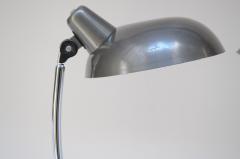 Pair of Vintage Italian Modern Industrial Chromed Metal Task Lamps by Seminara - 3519235