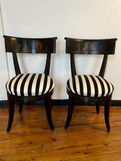 Pair of Vintage Klismos Chairs - 3771802