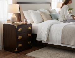 Pair of Vintage Mahogany Campaign Chests - 4427131