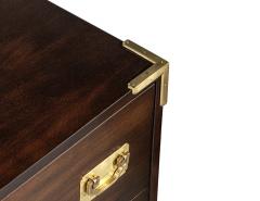 Pair of Vintage Mahogany Campaign Chests - 4427136