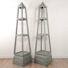 Pair of Vintage Now Gray Store Display Fixtures - 3290754