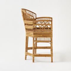 Pair of Vintage Rattan Brighton Pavilion Chairs - 4023132