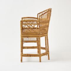 Pair of Vintage Rattan Brighton Pavilion Chairs - 4023133