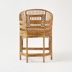 Pair of Vintage Rattan Brighton Pavilion Chairs - 4023134