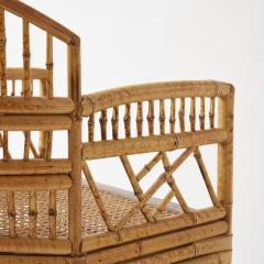 Pair of Vintage Rattan Brighton Pavilion Chairs - 4023142