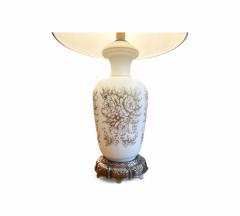 Pair of Vintage Table Lamps with Rose Motif Unknown 1960s Lot 822 - 4340263