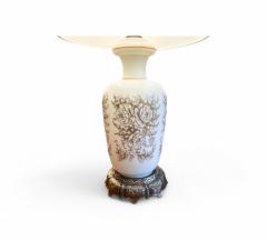 Pair of Vintage Table Lamps with Rose Motif Unknown 1960s Lot 822 - 4340265