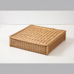 Pair of Vivai Del Sud Style Wicker Armchairs - 4562119