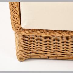 Pair of Vivai Del Sud Style Wicker Armchairs - 4562124