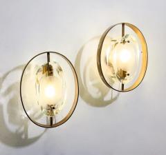 Pair of Wall Lights Mod N 2240 by Max Ingrand for Fontana Arte 1960s - 4626833