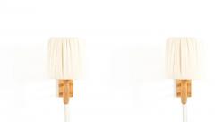 Pair of Wall Lights in Pine Norway 1960s - 3079368