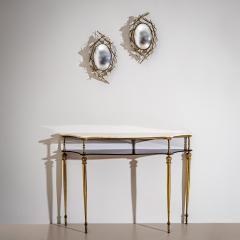 Pair of Wall Mirrors with Quartz Crystals by F ssinger Wolff Munich 2007 - 4729417