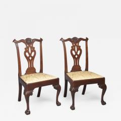 Pair of Walnut Chippendale Chairs - 1400993