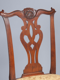 Pair of Walnut Chippendale Chairs - 1401002