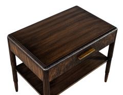 Pair of Walnut Nightstand End Tables - 4425710