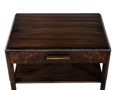 Pair of Walnut Nightstand End Tables - 4425714