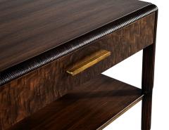 Pair of Walnut Nightstand End Tables - 4425715