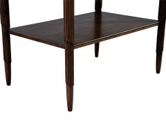 Pair of Walnut Nightstand End Tables - 4425717
