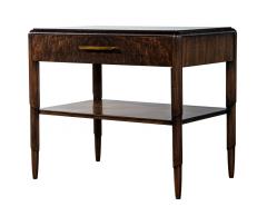 Pair of Walnut Nightstand End Tables - 4425721