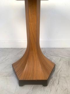 Pair of Walnut and Marble Top Pedestal Tables - 1478053