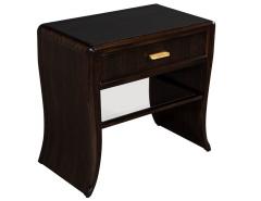 Pair of Water Fall Mozambique and Mahogany Night Stands - 1998154