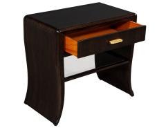 Pair of Water Fall Mozambique and Mahogany Night Stands - 1998155