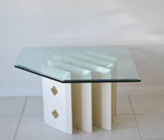 Pair of White Lacquered Side Tables - 918888