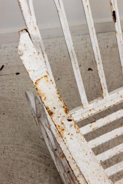 Pair of White Painted Garden Rocking Chairs - 3072265