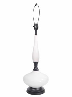 Pair of White Porcelain Lamps - 1590498