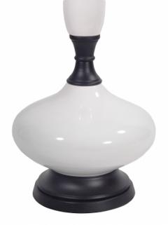 Pair of White Porcelain Lamps - 1590501