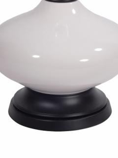 Pair of White Porcelain Lamps - 1590502