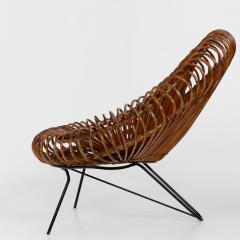 Pair of Wicker Lounge Chairs by Janine Abraham and Dirk Jan Rol for Rougier - 3583766