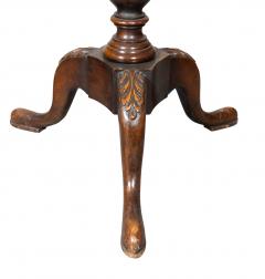 Pair of William And Mary Style Burl Walnut Candlestands - 4757676