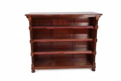 Pair of William IV Mahogany Open Two Sided Bookcases - 2799988
