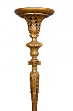 Pair of William and Mary Style Giltwood Torcheres - 4130767