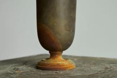 Pair of Wonderfully Patinated Art Deco Vases in Metal - 4395961