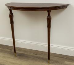 Pair of XX Century Italian Demilune Console Tables - 3692707