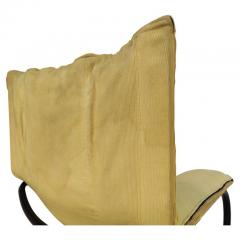 Pair of Yellow Italian Mid Century Modern Armchairs - 3153463