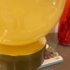 Pair of Yellow Sphere Lamps - 3928978