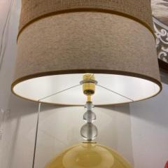 Pair of Yellow Sphere Lamps - 3928980