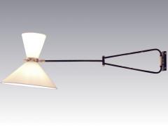 Pair of adjustable and foldable wall lights by Arlus France circa 1950 - 913952