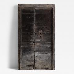 Pair of ancient wooden doors France - 4310215