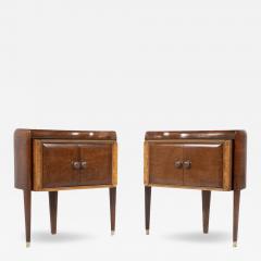 Pair of bed Side Tables by La Permanente Mobili Cant Italy 1950s - 4395474