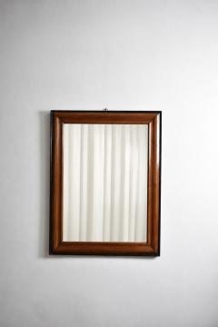 Pair of bicolor wood and ebonised wood mirrors XIXth c  - 4682829