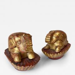 Pair of box elephant of Burma - 3292041