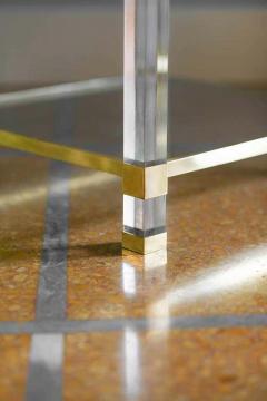 Pair of brass and glass coffee tables 1970 - 3357790