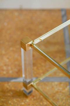Pair of brass and glass coffee tables 1970 - 3357791